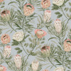 BL1755 Protea Dusty Blue Coral Floral Theme Unpasted Non Woven Wallpaper from Blooms Second Edition Resource Library