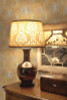 Seabrook wallpaper in Green, Metallic Gold NE51004