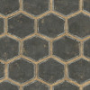 Seabrook wallpaper in Black, Metallic Gold, Metallic Silver MW31500