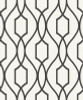 Brewster 2809-87711 Advantage Geo Evelyn Black Trellis Wallpaper Black