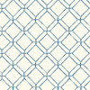 York AT7043 Tropics Diamond Bamboo Wallpaper white, light blue, medium blue