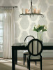 Seabrook Wallpaper in Gray, Off White LD81510