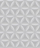 Wallquest AW71700 Lens Geometric Gray and Taupe
