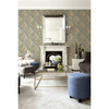 Seabrook Wallpaper in Brown Metallic Gold MT81605