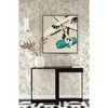 Seabrook in Blue Off White MW31204 Wallpaper