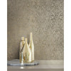 Seabrook in Metallic Gold Off White MK21407 Wallpaper