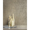 Seabrook in Metallic Gold Off White MK21405 Wallpaper