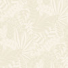Wallquest RY30603 Botanica Striped Leaves Sand Dune and Ivory Wallpaper