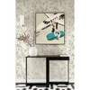 Seabrook in Gray Metallic Silver MW31205 Wallpaper