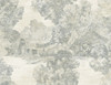Seabrook in Gray Metallic Gold Off White LD81308 Wallpaper