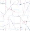Wallquest DA62102 Geo Creative Purple Red and Blue Wallpaper