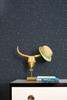 Wallquest DA60802 Paint Splatter Navy and Metallic Gold