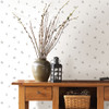 Chesapeake by Brewster 3118-494610 Birch & Sparrow Pinecone Toss Light Grey Conifer Wallpaper