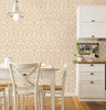 Kitchen Bed Bath IV by Brewster 2686-65862 Rosie Blush Lattice Wallpaper