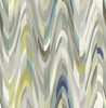 A-Street Prints by Brewster 2656-004011 Aurora Blue Geometric Wave Wallpaper