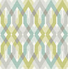 A-Street Prints by Brewster 2656-004042 Harbour Green Lattice Wallpaper