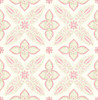 A-Street Prints by Brewster 1014-001826 Kismet Off Beat Ethnic Pink Geometric Floral Wallpaper