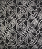 York Wallcoverings NW3528 Modern Metals Cartouche Wallpaper Black/Silver
