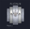 Decorline by Brewster 482-DL31061 Platinum Lalique Silver Nouveau Damask Wallpaper