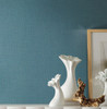 York Gesso Weave Wallpaper Teal 5956 Handpainted Traditionals