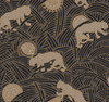 York Wallcoverings AF6550 Tibetan Tigers Wallpaper Black, Taupe, Gold