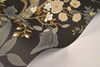 York Peacock Wallpaper Black RI5170 Rifle Paper Co.