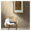 York Wallcoverings NV5504 Vertical Plumb Wallpaper Soft Gold