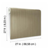 York Wallcoverings NV5504 Vertical Plumb Wallpaper Soft Gold