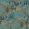 Chesapeake by Brewster 3118-12632 Birch & Sparrow Range Green Mountains Wallpaper