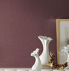 York Gesso Weave Wallpaper Burgundy 5955 Handpainted Traditionals