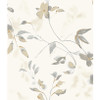 York SO2444 Candice Olson Tranquil Linden Flower Wallpaper, Tan