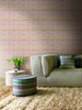 York Wallcoverings MI10055 Missoni Home Fireworks Wallpaper - Orchid/Mauve/Copper