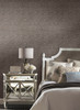 York Wallcoverings Y6201204 Dazzling Dimensions Cork Wallpaper Pale Grey, Grey, Brown, Metallic Silver