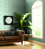 York Wallcoverings CA1569 Nouveau Damask Wallpaper Blues