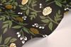 York Peonies Wallpaper Black/Gold RI5151 Rifle Paper Co.