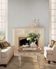 York Wallcoverings FH4060 Silk Linen Weave Wallpaper Gray