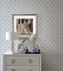 Brewster 2704-22238 For Your Bath III Gigi Navy Geometric Wallpaper