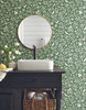 York Wallcoverings ME1573 Magnolia Home Vol. II Fox & Hare  Forest Green