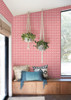 York Magnolia Home 3 Stacked Scallops Wallpaper, Pink