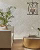 York Diamond Channel Wallpaper Light Gray TL1990 Handpainted Traditionals