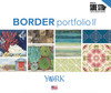 York Wallcoverings BP8338BD Border Portfolio Ii Comfort Food Border White/Black