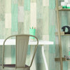 RoomMates RMK10840WP Coastal Weathered Plank Peel & Stick Wallpaper Blue/Tan
