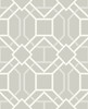 Brewster 2809-87707 Advantage Geo Dauphin Bone Lattice Wallpaper Bone