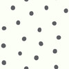 RoomMates RMK9010WP Dots Peel & Stick Wallpaper Black