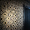 York Wallcoverings NW3593 Modern Metals Harlowe Wallpaper Black/Gold