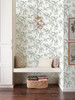 York Wallcoverings FH4037 Creeping Fig Vine Wallpaper Sage