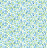 Brewster 2657-22215 Elsie Sky Blue Floral Wallpaper