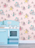 York Wallcoverings DI0969 Disney Princess Pretty Elegant Wallpaper Pink