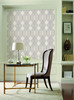 York Ettched Lattice Wallpaper Gray TL1911 Handpainted Traditionals