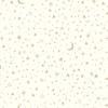 RoomMates RMK10850WP Twinkle Little Star Gold Peel & Stick Wallpaper Gold